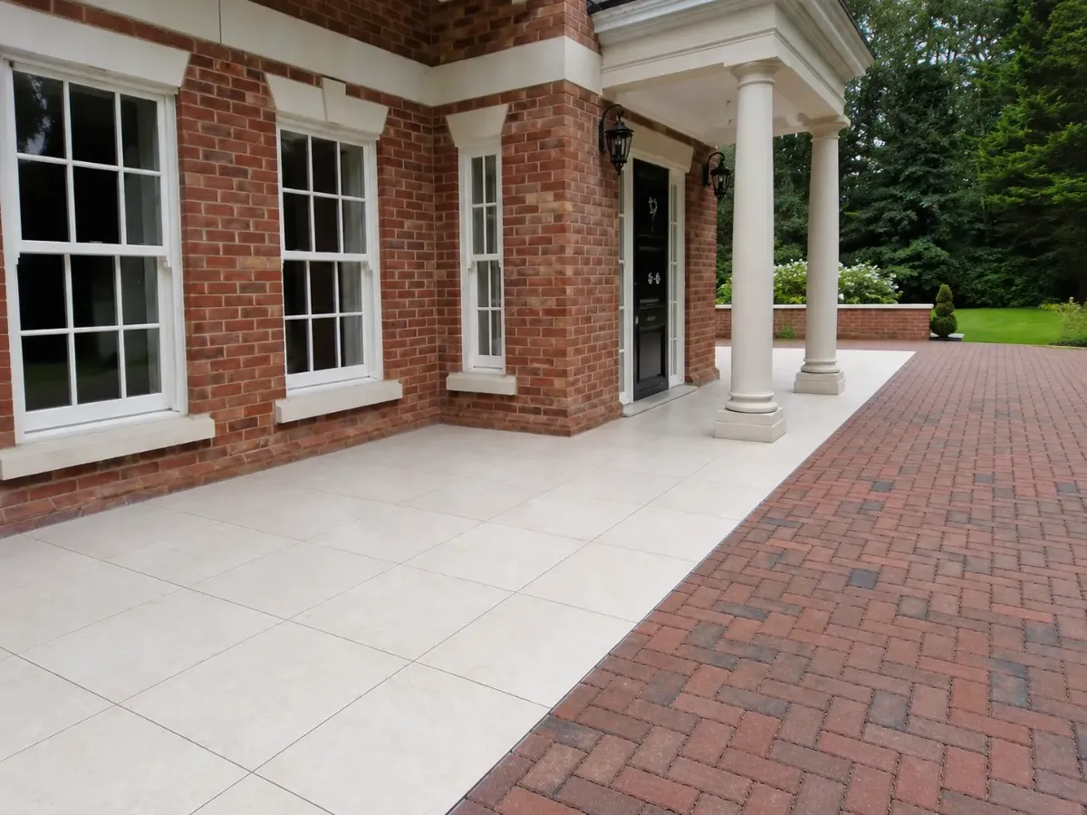 Luxury Outdoor Porcelain Flooring Installation in Chelsea, London