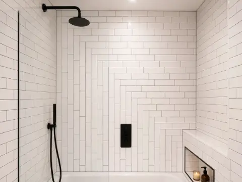 Bathroom project – Modern Bathroom Remodel in Hampstead, London, Hampstead, London by KK Construction