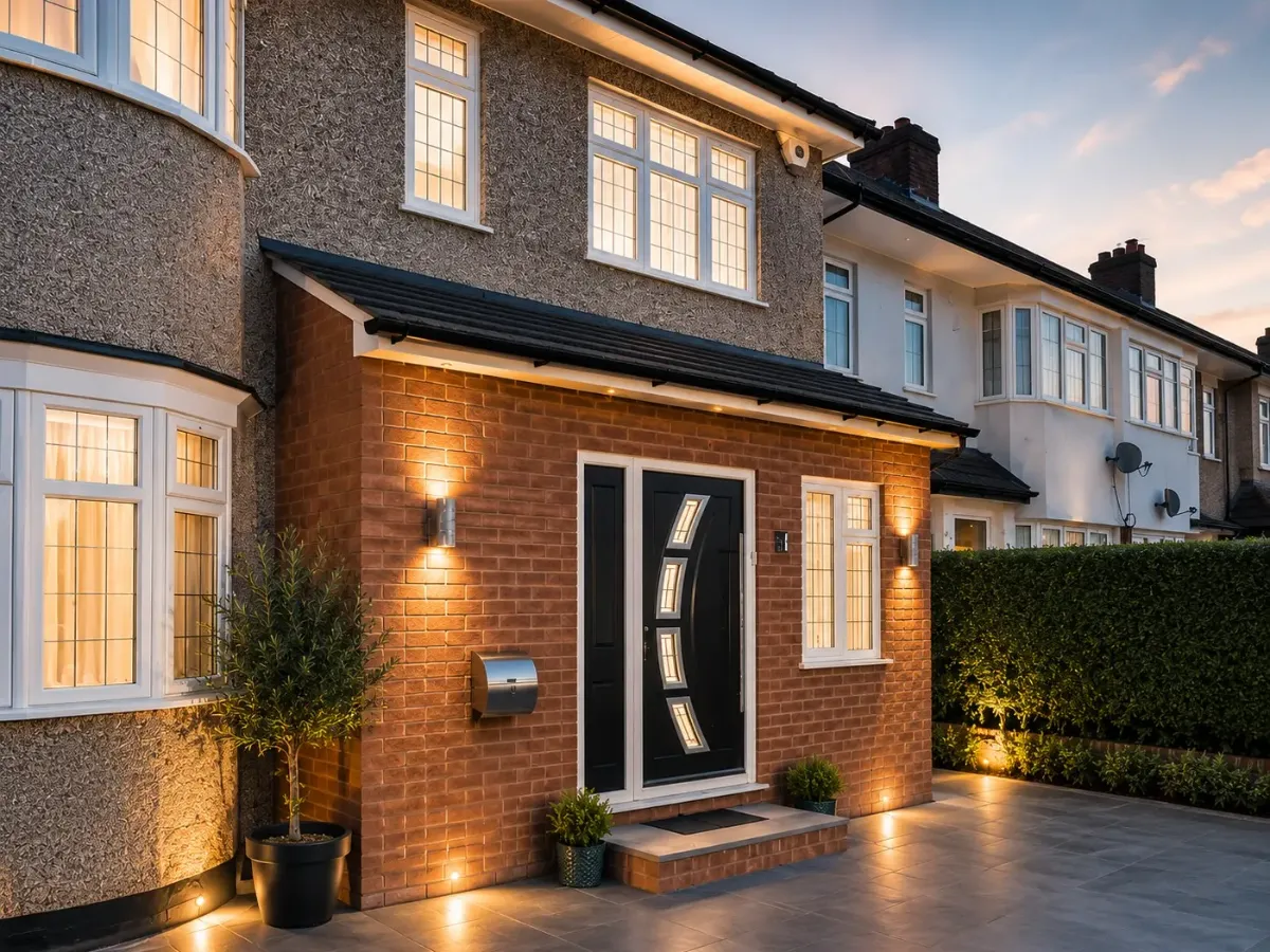 Modern Front Extension in Chigwell, London